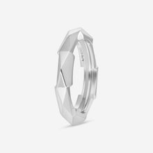 Load image into Gallery viewer, GUCCI Link to Love Studded 18kt White Gold Ring YBC662177002 MSRP $1,750

