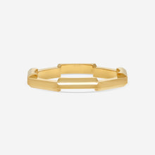 Load image into Gallery viewer, GUCCI Link to Love 18kt Yellow Gold Ring YBC662194001 MSRP $1100
