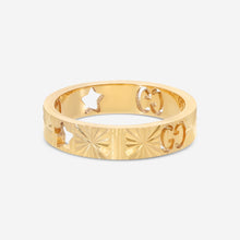 Load image into Gallery viewer, Gucci Icon 18K Yellow Gold Band Ring YBC727729001 MSRP $1,350
