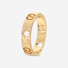Load image into Gallery viewer, Gucci Icon 18K Yellow Gold Band Ring YBC727729001 MSRP $1,350

