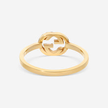 Load image into Gallery viewer, Gucci 18K Yellow Gold &amp; Diamond Ring YBC729412002 MSRP $1,800

