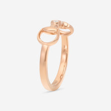 Load image into Gallery viewer, Gucci Horsebit 18K Rose Gold &amp; Diamond Ring YBC796168001 MSRP $1,550
