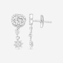 Load image into Gallery viewer, Gucci Flora 18K White Gold and Diamond Earrings YBD581830001 MSRP $3,480
