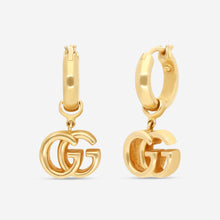 Load image into Gallery viewer, Gucci GG Running 18K Yellow Gold Earrings YBD582017001 MSRP $3,100
