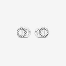 Load image into Gallery viewer, Gucci GG 18K White Gold Stud Earrings MSRP $850 YBD65221900200U
