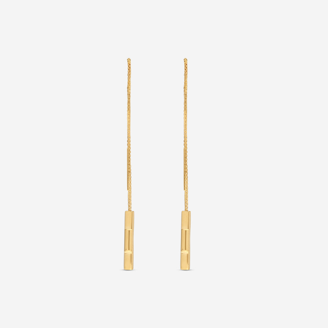 GUCCI - Link to love earrings in 18kt yellow gold - YBD662115001 MSRP $1,450