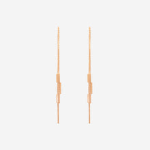 Load image into Gallery viewer, Gucci Link to Love 18K Rose Gold Drop Earrings MSRP $1,450 YBD66211500200U
