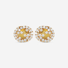 Load image into Gallery viewer, Gucci 18K Yellow Gold and Diamonds Stud Earrings YBD729408002 MSRP $3,400
