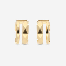 Load image into Gallery viewer, Gucci Link to Love 18K Yellow Gold Hoop Earrings YBD745649001 MSRP $6,200
