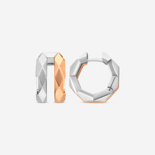 Load image into Gallery viewer, Gucci Link to Love 18K Rose and White Gold Earrings YBD745668001 MSRP $4,800

