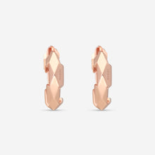 Load image into Gallery viewer, Gucci Link to Love 18K Rose Gold Hoop Earrings YBD786727001 MSRP $2,250
