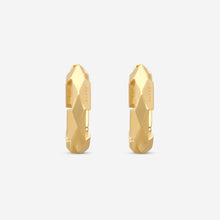 Load image into Gallery viewer, Gucci Link to Love 18K Yellow Gold Hoop Earrings MSRP $2,250 YBD786727002
