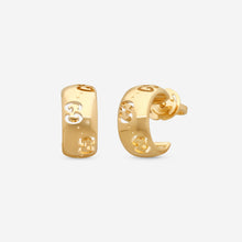 Load image into Gallery viewer, Gucci Icon 18K Yellow Gold Earrings MSRP $2,400 YBD80436100100U
