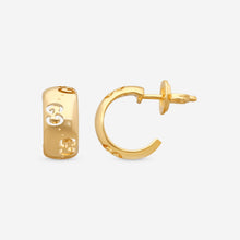 Load image into Gallery viewer, Gucci Icon 18K Yellow Gold Earrings MSRP $2,400 YBD80436100100U
