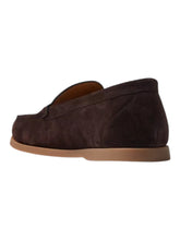 Load image into Gallery viewer, Bally Nadim 6306776 Men's Ebano Suede Loafers MSRP $690
