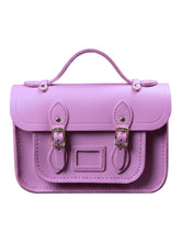 Load image into Gallery viewer, Cambridge Satchel MINNA0210MPG The Mini Violet Leather CrossBody Bag MSRP $265
