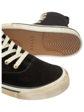 Load image into Gallery viewer, Bally Lennys 6304694 Men&#39;s Black Suede Leather High Top Sneakers MSRP $750
