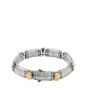Load image into Gallery viewer, Konstantino Classic Sterling Silver &amp; Yellow Gold Station Bracelet BMK4052-130
