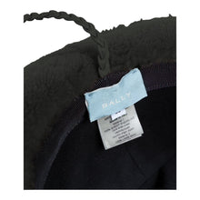 Load image into Gallery viewer, Bally 6302897 Black Shearling Western Hat Size 57 MSRP $990
