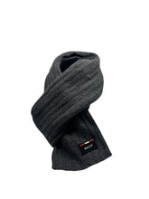 Load image into Gallery viewer, Bally 6240322 Men&#39;s Anthracite Knit Wool Scarf MSRP $215
