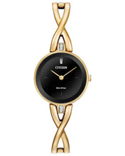 Load image into Gallery viewer, Citizen EX1422-54E Axiom Ladies 23mm Bangle Watch MSRP $350
