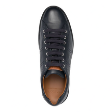 Load image into Gallery viewer, Bally Orivel Men&#39;s 6240302 Navy Leather Sneaker MSRP $570 NEW
