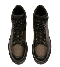 Load image into Gallery viewer, Bally Valensy 6239846 Black Monogram Leather Boots Size 11 MSRP $1032

