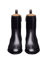 Load image into Gallery viewer, Bally Saltron-L 6304560 Men's Black Calf Plain Leather Boots MSRP $1100
