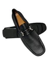 Load image into Gallery viewer, Bally Drulio 6211255 Men&#39;s Black Perforated Leather Loafers Size 13 MSRP $475
