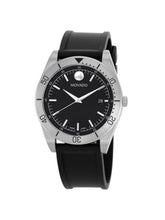 Load image into Gallery viewer, Movado 0607989 Sport Men's Quartz Black Dial 41 mm Watch MSRP $995
