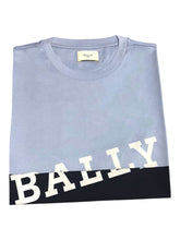 Load image into Gallery viewer, Bally 6303201 Men&#39;s Poolside/Midnight 100% Cotton Logo T-Shirt Size M MSRP $300
