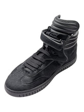 Load image into Gallery viewer, Bally Parrel 6304705 Men's Black Haircalf Leather High-Top Sneakers MSRP $750
