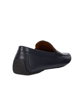 Load image into Gallery viewer, Bally Waltec Men&#39;s 6198385 Navy Blue Leather Loafer MSRP $620
