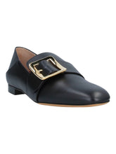 Load image into Gallery viewer, Bally Janelle 6213099 Women&#39;s Black Calf Leather Loafers MSRP $767
