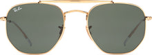 Load image into Gallery viewer, Ray-Ban RB3648 001 Marshal Polished Gold G-15 Green 54-21-145
