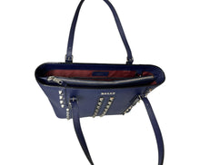Load image into Gallery viewer, Bally Supra 6219158 Ladies Blue Leather Grained Tote Bag MSRP $780
