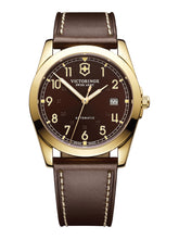 Load image into Gallery viewer, Victorinox Swiss Army 241646 Infantry Hand Wind Gold Tone 39mm Men Watch MSRP$750
