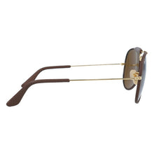 Load image into Gallery viewer, Ray-Ban RB3422Q 9041 Aviator Craft Polished Brown B-15 Sunglasses 58-14-135

