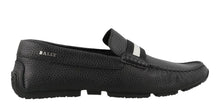 Load image into Gallery viewer, Bally Pearce 6234463 Men&#39;s Black Bovine Grained Leather Driver Shoes MSRP $628

