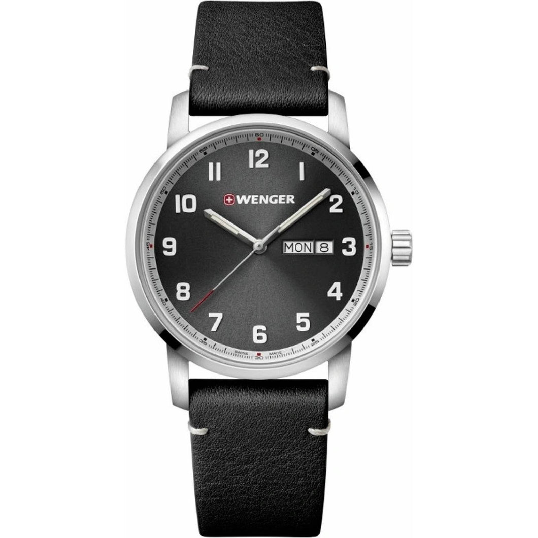 Wenger Swiss Army Men's 01.1541.116 Attitude Gray Dial Watch 42mm