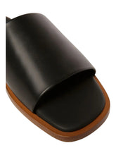 Load image into Gallery viewer, Bally Sabian 6302851 Men&#39;s Black Leather Slide Sandals MSRP $630

