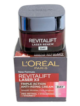 Load image into Gallery viewer, L'Oreal Paris Revitalift Laser X3 Anti-Ageing Day Cream 50ml - Age 40+

