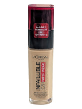 Load image into Gallery viewer, L'Oreal Infallible 32HR FreshWear Foundation 140 Golden Beige 1oz/30ml Pack of 2
