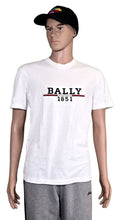 Load image into Gallery viewer, Bally 6238521 Men&#39;s White100% Cotton Embroidered Logo T-Shirt Size X Small
