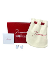 Load image into Gallery viewer, Baccarat 2814122 Be@rBrick White Lead Crystal Earrings MSRP $470

