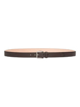 Load image into Gallery viewer, Bally Carl 6308799 Ebano 30mm Grained Leather Belt EU 120/US 47 MSRP $350
