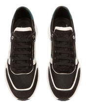 Load image into Gallery viewer, Bally Demmy 6302123 Men&#39;s Black/White/Octanium Leather Sneakers MSRP $630

