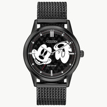 Load image into Gallery viewer, Citizen Mickey Mouse FE7065-52W Eco-Drive Unisex Mesh Band 40 mm Watch MSRP $350
