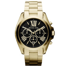 Load image into Gallery viewer, Michael Kors Bradshaw MK5739 Women&#39;s Gold-Tone Chronograph 43mm Watch MSRP $275
