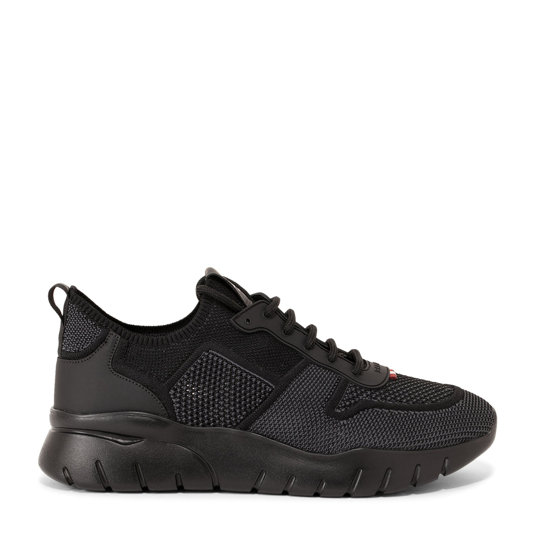 Bally Bieny 6237702 Men's Black & Garconne Mix Polyester Sneakers US 12 MSRP $560